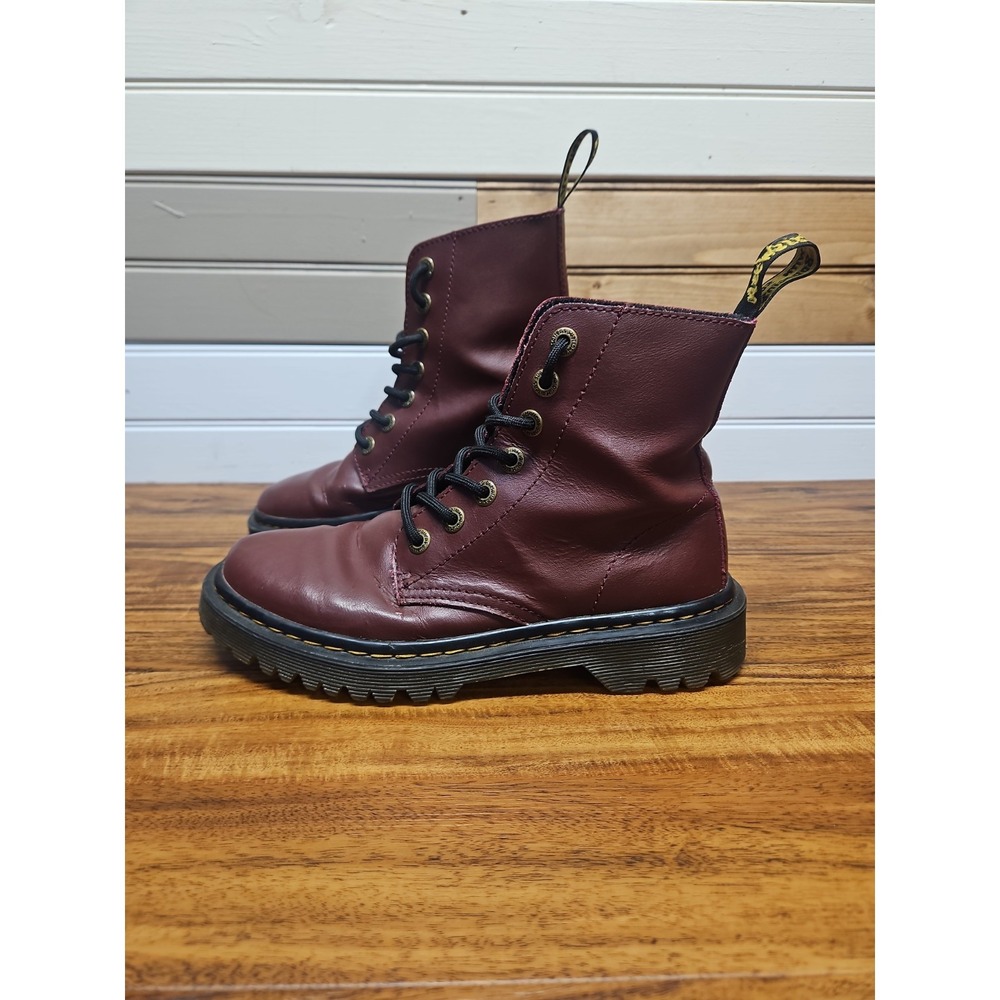 Dr. Martens Luana Womens Size 6 US Cherry Red Combat Boots Hipster Skater Look